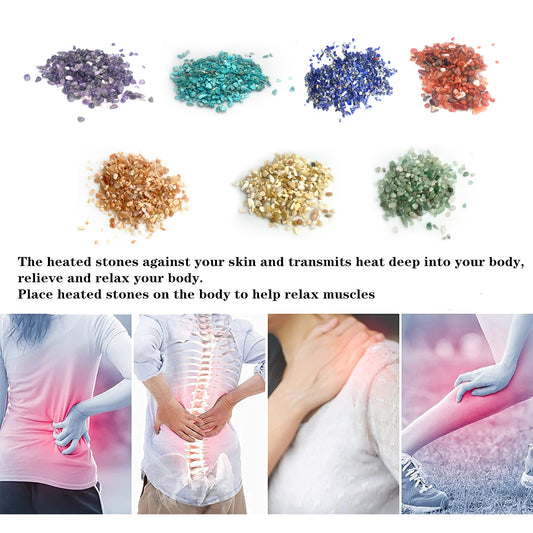 PHYMAT 7 Color Gemstone Crystal Far Infrared Heating Mat - Infrared Mat(67"x27") PHYMAT