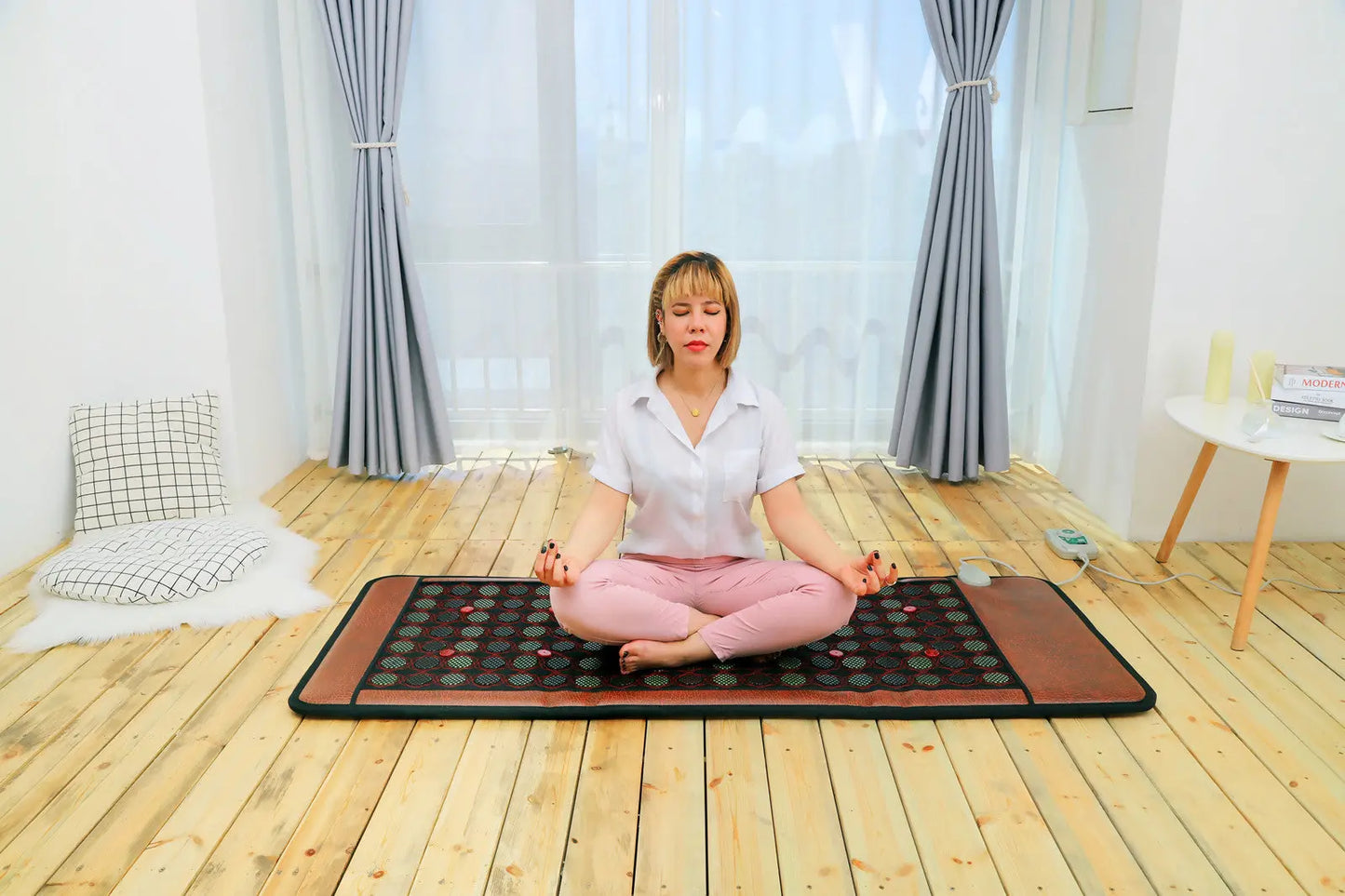 PHYMAT Far Infrared Heating Pad - Jade Tourmaline Red Light Infrared Heating Mat (67"x27") PHYMAT Life